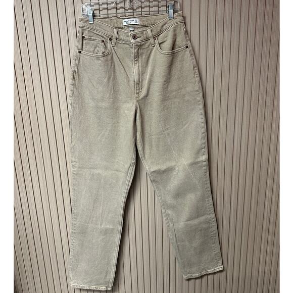 Abercrombie & Fitch Denim - Abercrombie & Fitch Ultra High Rise 90s Straight Jeans Curve Love Size 30/10